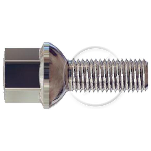 Kit 50 Parafuso de Roda M12-1,5 x 28/50 x CH17 - ZM - 3041251