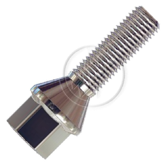 Kit 50 Parafuso de Roda M12-1.5 x 35/61,5 x CH17 - ZM - 3041254