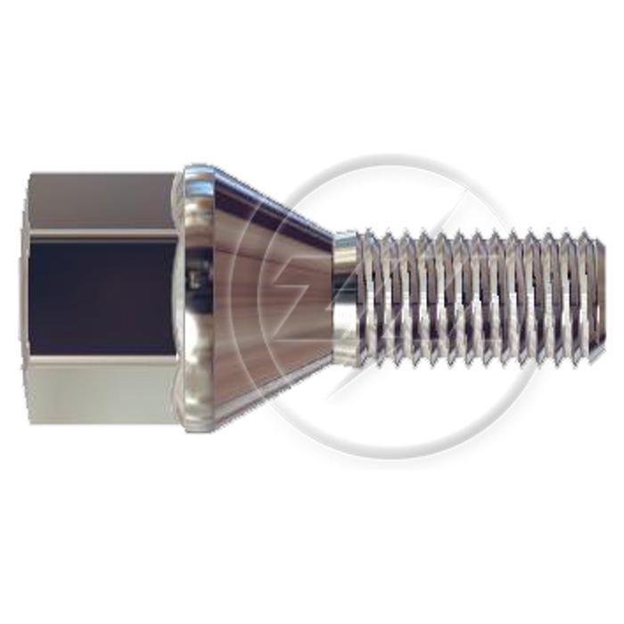 Kit 50 Parafuso de Roda M12-1,5 x 23/49,5 x CH19 - ZM - 3041280