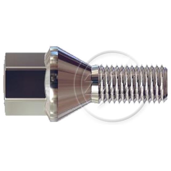 Kit 50 Parafuso de Roda M12-1.5 x 23/49,5 x CH17 - ZM - 3041281