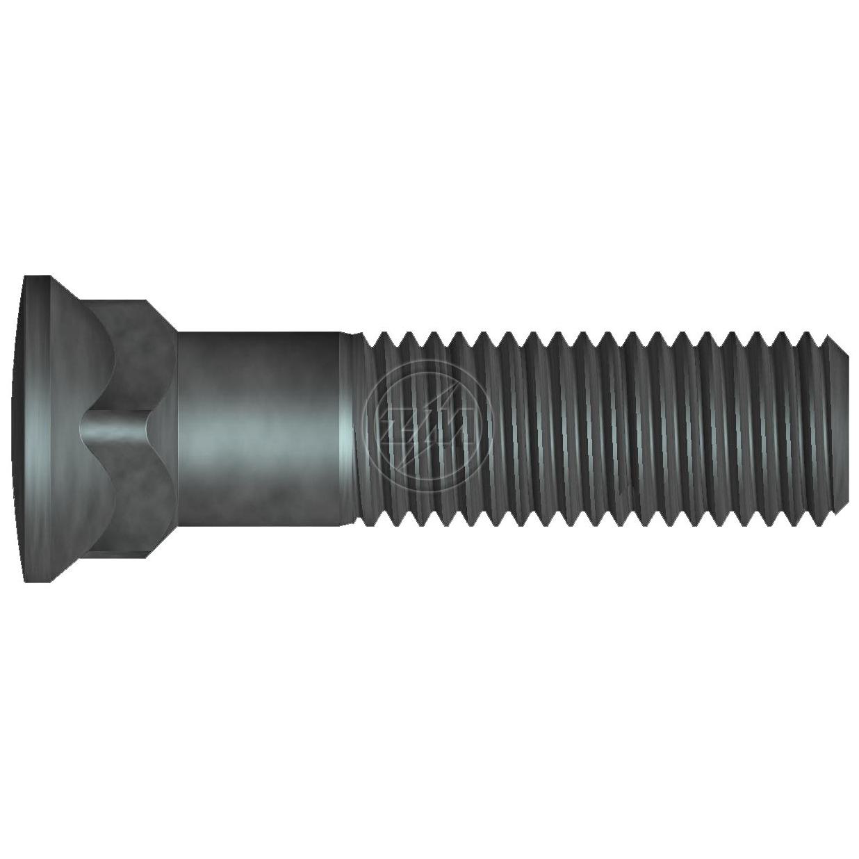 Kit 40 Parafuso Lâmina Trator 7/8"-9UNC x 3,3/4" - ZM - 3078076