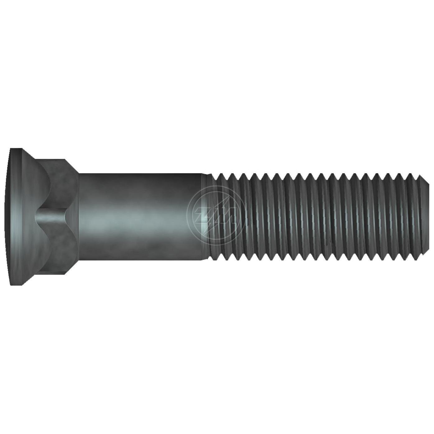 Kit 30 Parafuso Lâmina Trator 7/8"-9UNC x 4,1/4" - ZM - 3078078