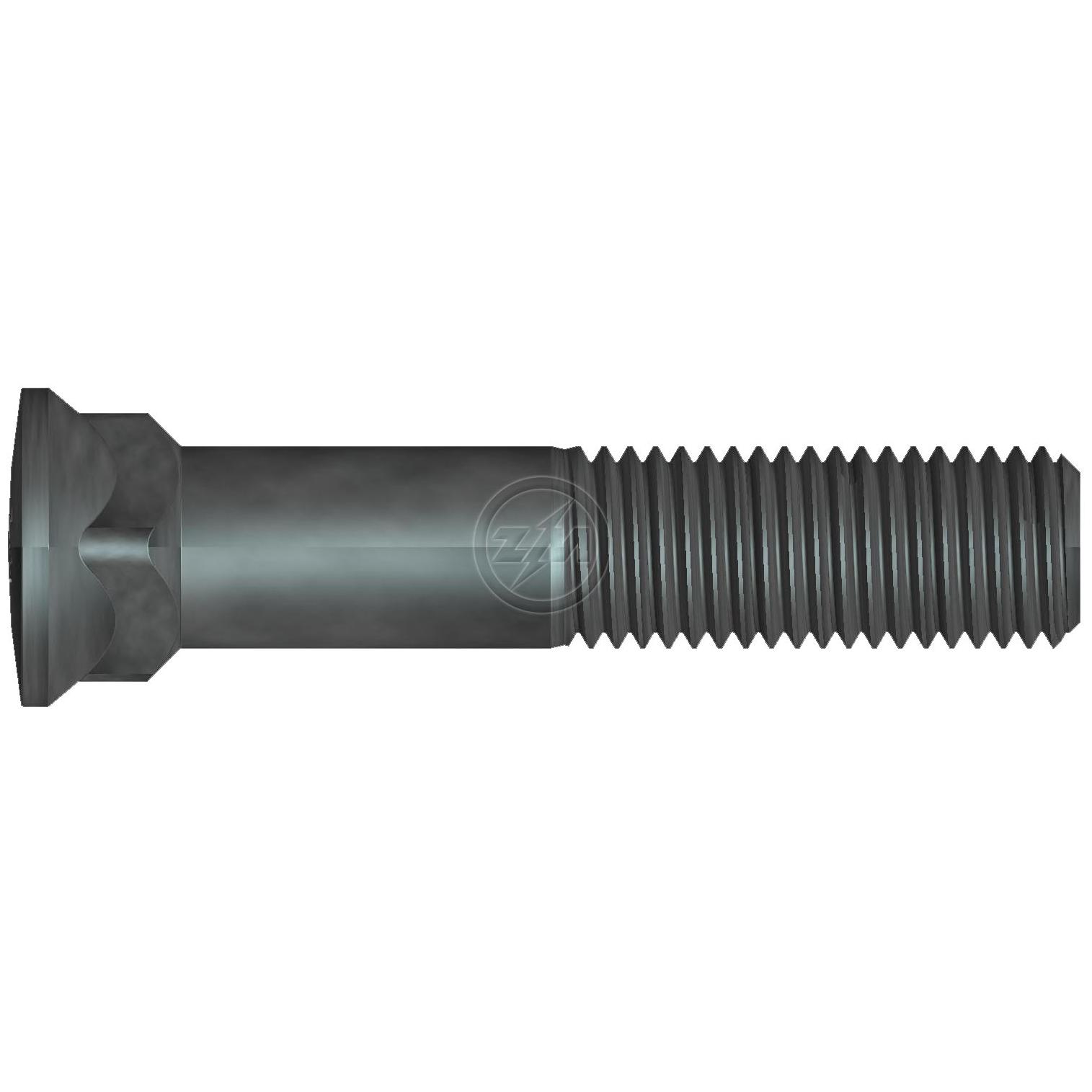 Kit 24 Parafuso Lâmina Trator 7/8"-9UNC x 4,5/8" - ZM - 3078090