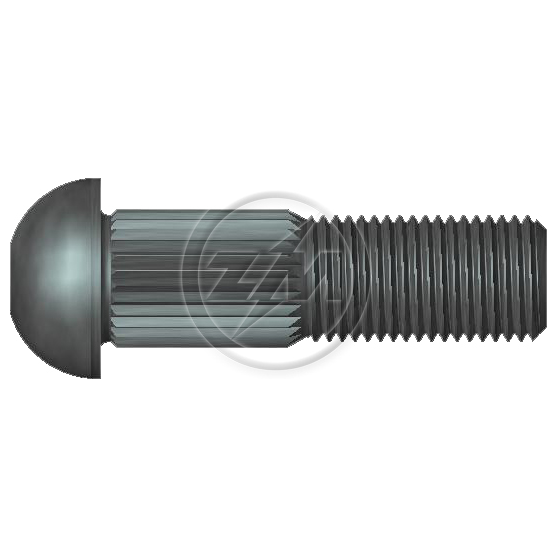 Kit 100 Parafuso Cravo Alto 1/2"-20F X 1,3/4" - ZM - 3210233