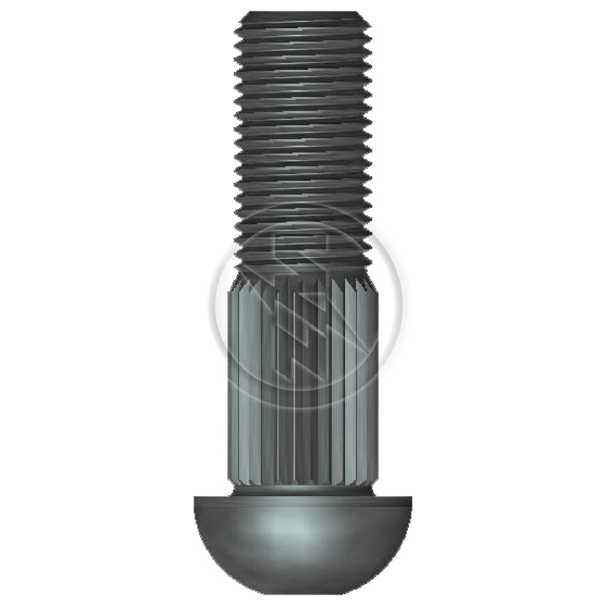 Kit 100 Parafuso Cravo Alto 1/2"-20F X 1,3/4" - ZM - 3210233