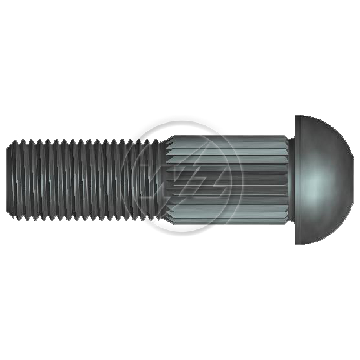 Kit 100 Parafuso Cravo Alto 1/2"-20F X 1,3/4" - ZM - 3210233