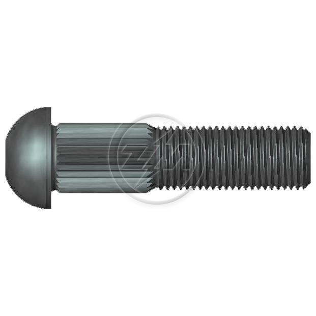 Kit 100 Parafuso Cravo Alto 1/2"-20F X 2" - ZM - 32.102.34