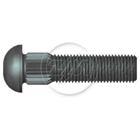 Kit 100 Parafuso Cravo Alto 3/8"-24F X 1,1/2" - ZM - 3230822