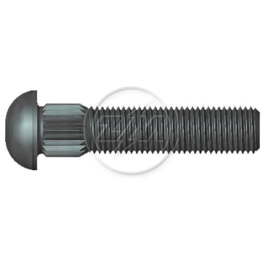 Kit 100 Parafuso Cravo Alto 3/8"-24F X 1,3/4" - ZM - 3230823