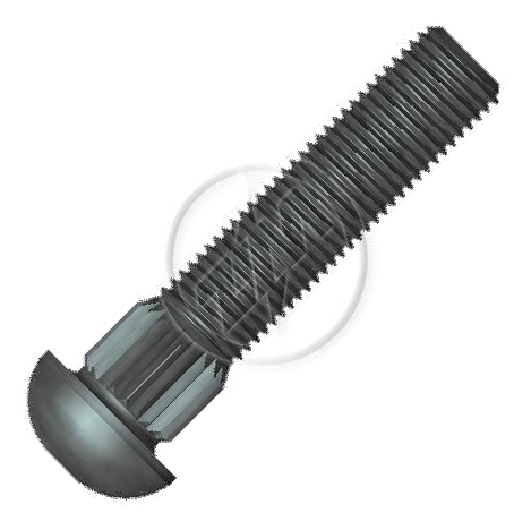 Kit 100 Parafuso Cravo Alto 3/8"-24F X 1,3/4" - ZM - 3230823