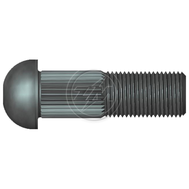 Kit 50 Parafuso Cravo Alto 5/8"-18F X 2"- REC23 - ZM - 3250832