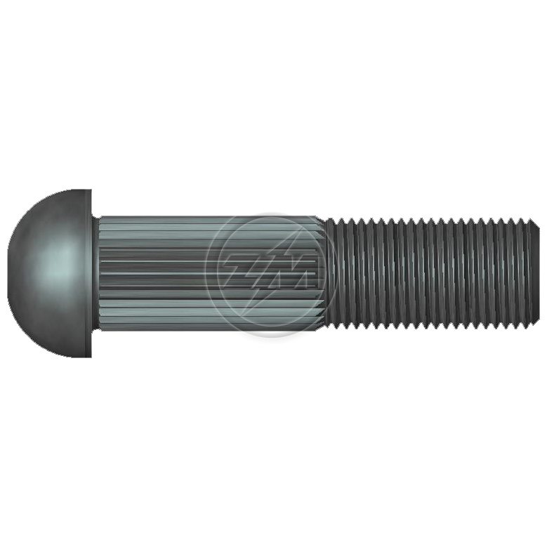 Kit 50 Parafuso Cravo Alto 5/8"-18Fx2.1/2"- REC33 - ZM - 3250833