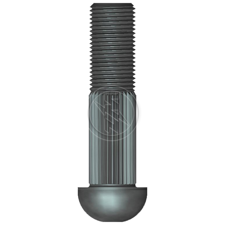 Kit 50 Parafuso Cravo Alto 5/8"-18Fx2.1/2"- REC33 - ZM - 3250833