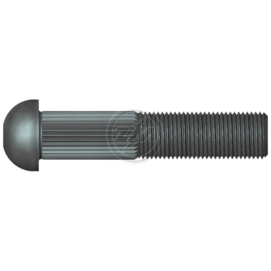 Kit 50 Parafuso Cravo Alto 5/8"-18F X 3"- REC33 - ZM - 3250834