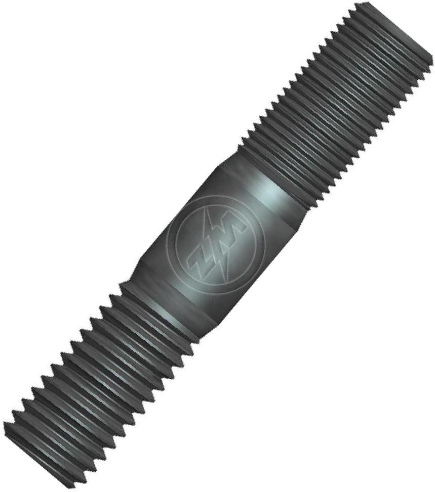 Kit 50 Prisioneiro Roda 5/8"-11UNCx5/8"x3,13/32" - ZM - 3250890