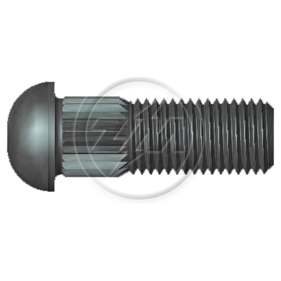 Kit 100 Parafuso Cravo Alto 7/16"-20F X 1,1/4" - ZM - 3271620