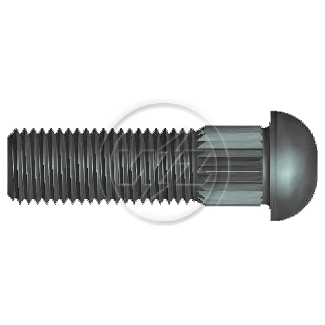 Kit 100 Parafuso Cravo Alto 7/16"-20F X 1,1/2" - ZM - 3271622