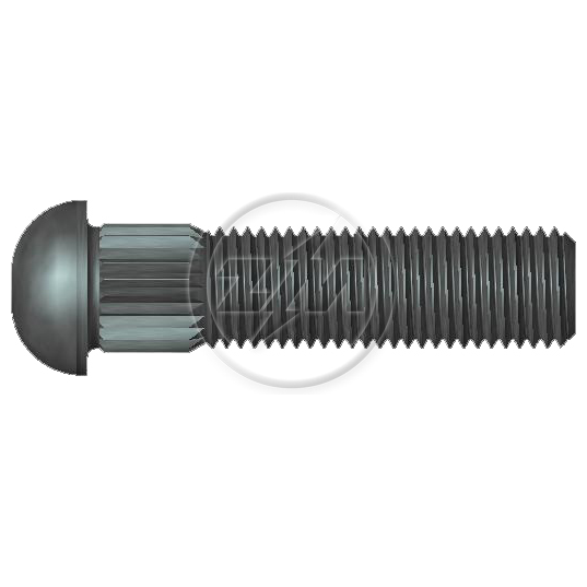 Kit 100 Parafuso Cravo Alto 7/16"-20F X 1,3/4" - ZM - 3271623