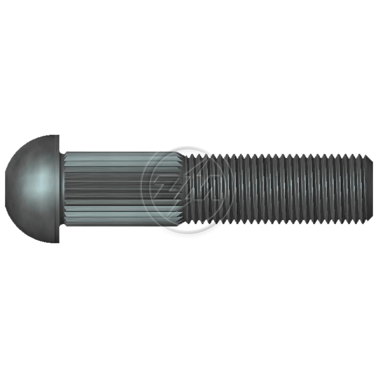 Kit 50 Parafuso Cravo Alto 9/16"-18UNF X 2,1/2" - ZM - 3291635