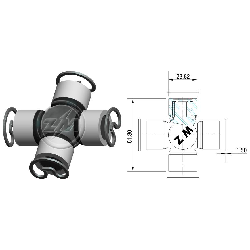 Cruzeta do Cardan - ZM - 35.001.02