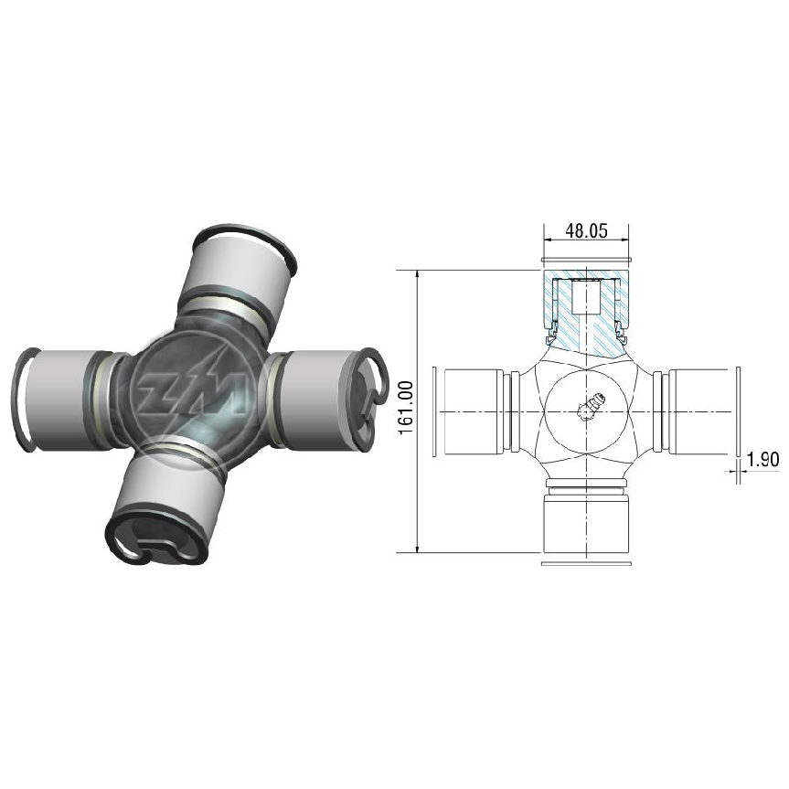 Cruzeta do Cardan - ZM - 35.001.17