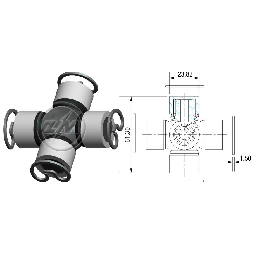 Cruzeta do Cardan - ZM - 35.001.31