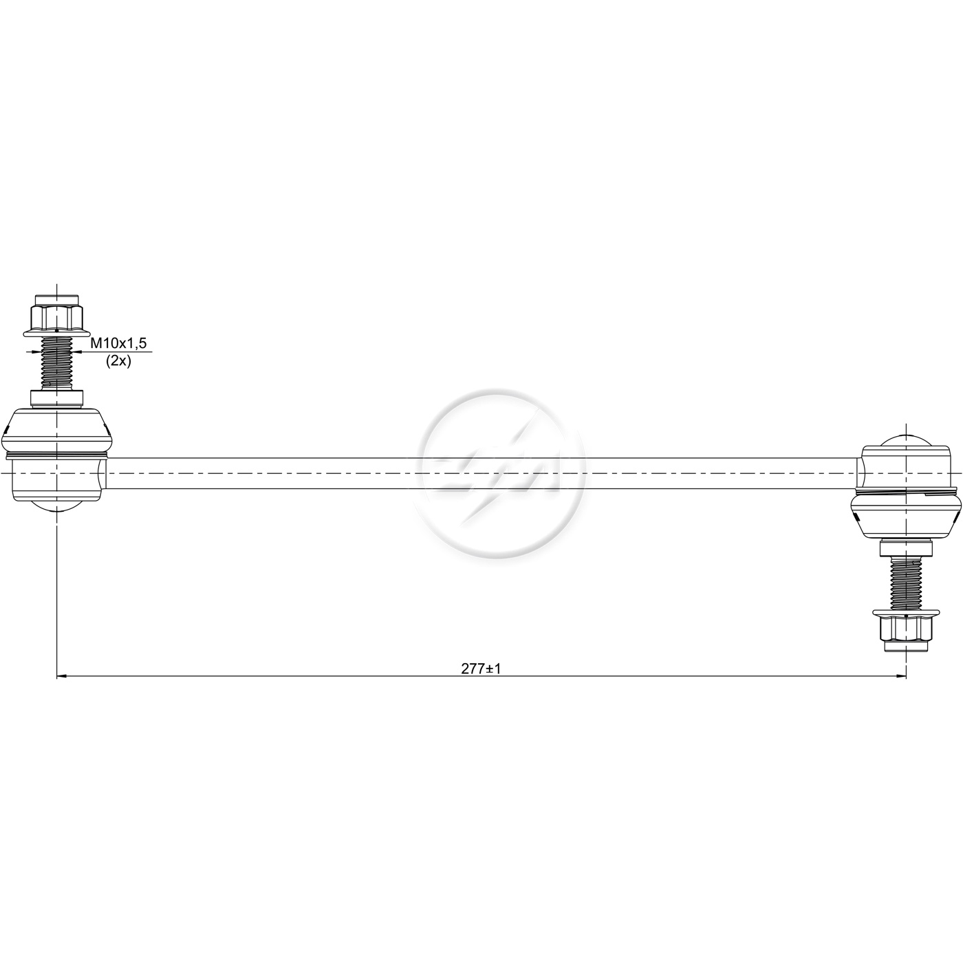 Bieleta da Barra Estabilizadora para Volvo XC40 - ZM - 370.110.94