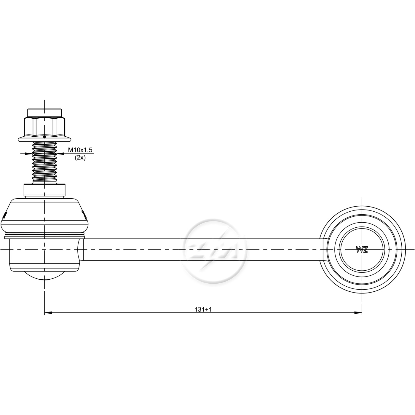 Bieleta da Barra Estabilizadora para Renault Master - ZM - 370.111.60