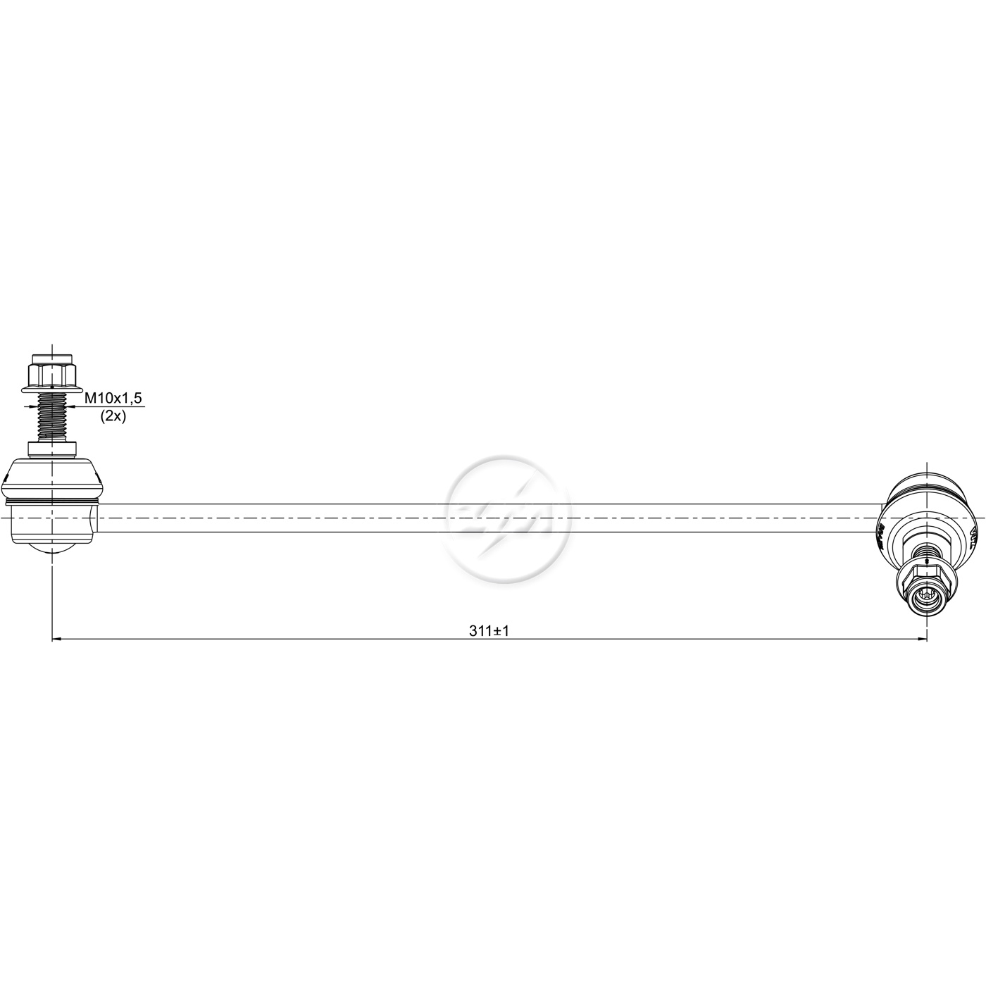 Bieleta da Barra Estabilizadora para BMW 420i e M 235i - ZM - 370.112.59