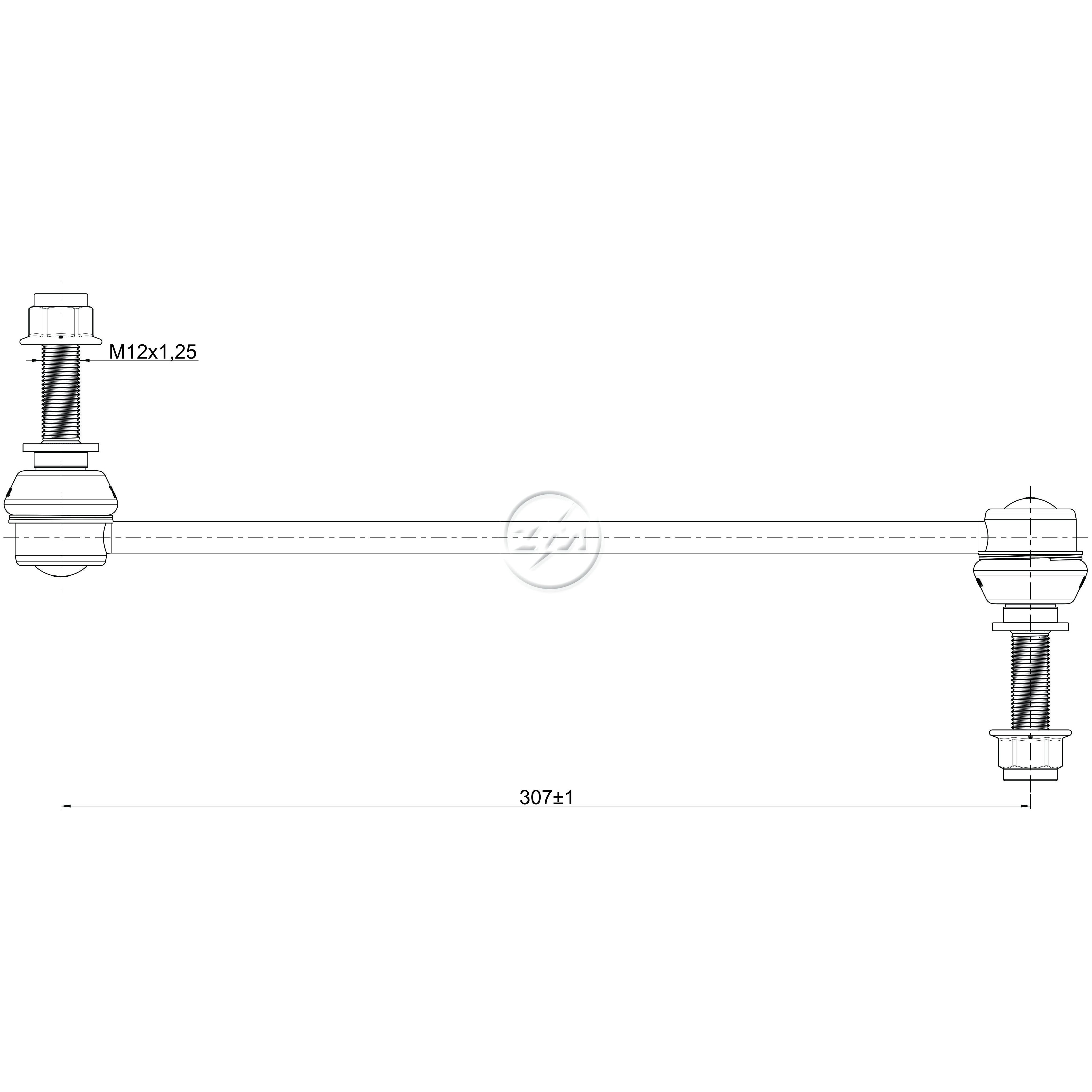 Bieleta da Barra Estabilizadora para Chevrolet Equinox - ZM - 370.114.12