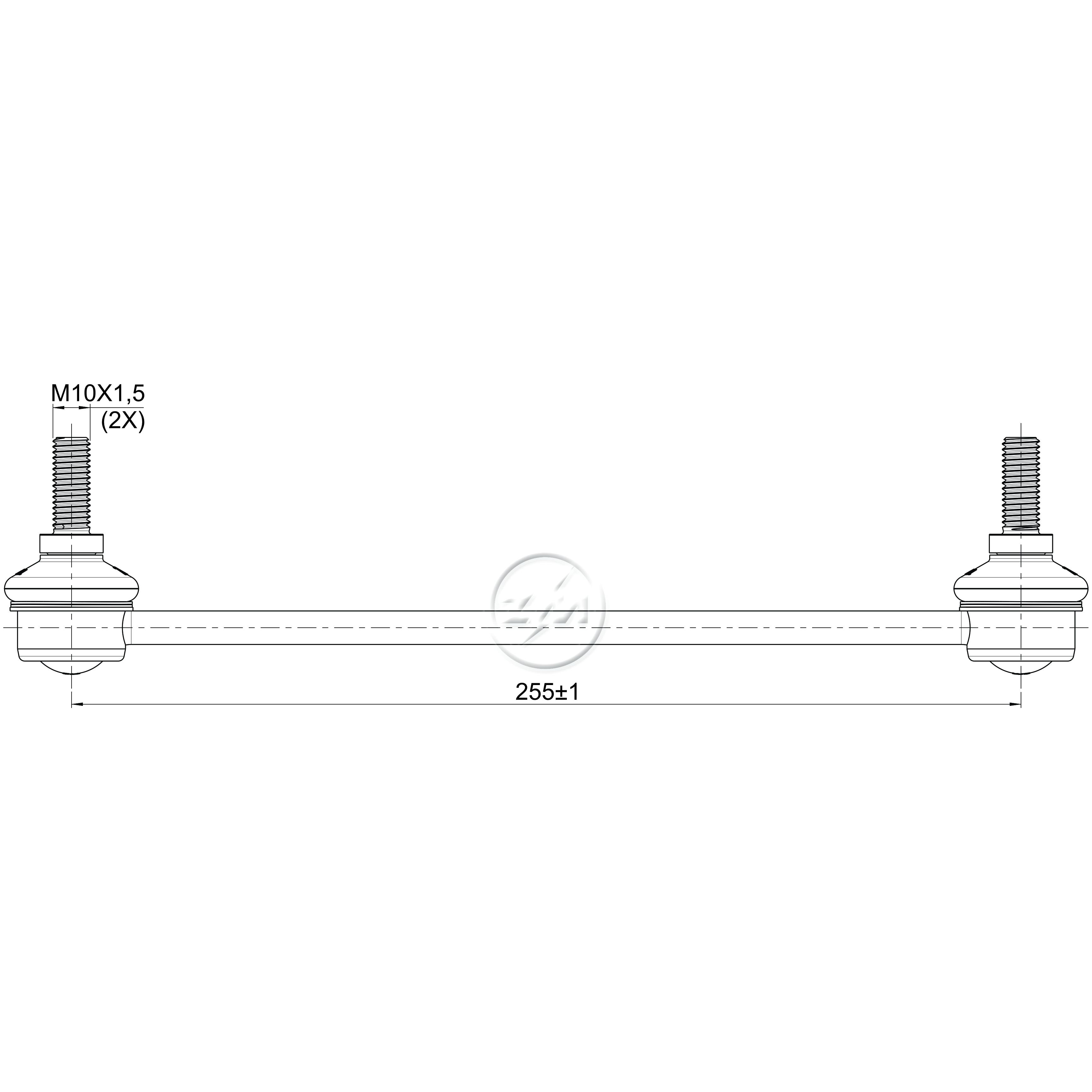 Bieleta da Barra Estabilizadora para Ford Mondeo - ZM - 370.114.57
