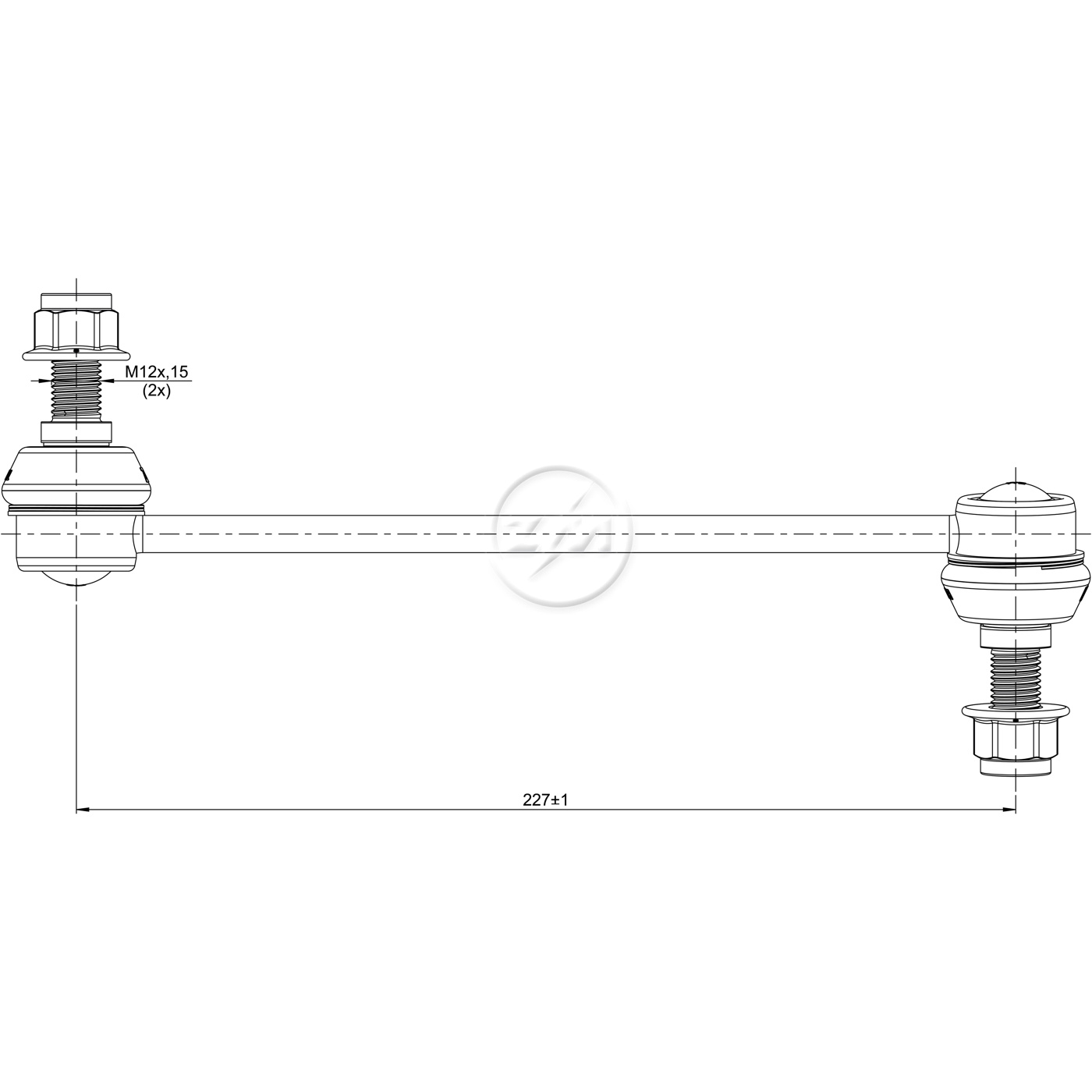 Bieleta da Barra Estabilizadora para Ford Ranger - ZM - 370.114.64