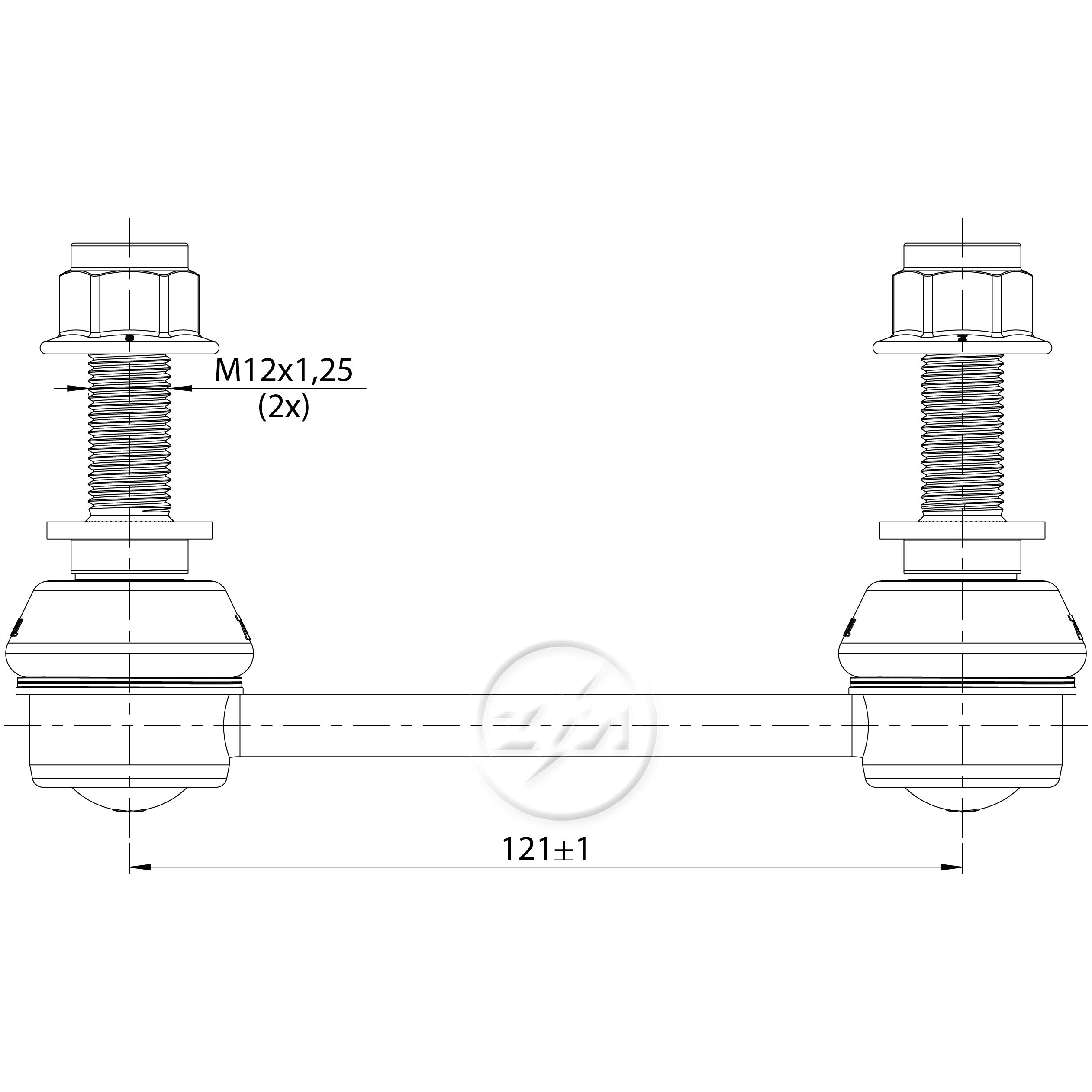 Bieleta da Barra Estabilizadora para Ford Fusion - ZM - 370.114.69