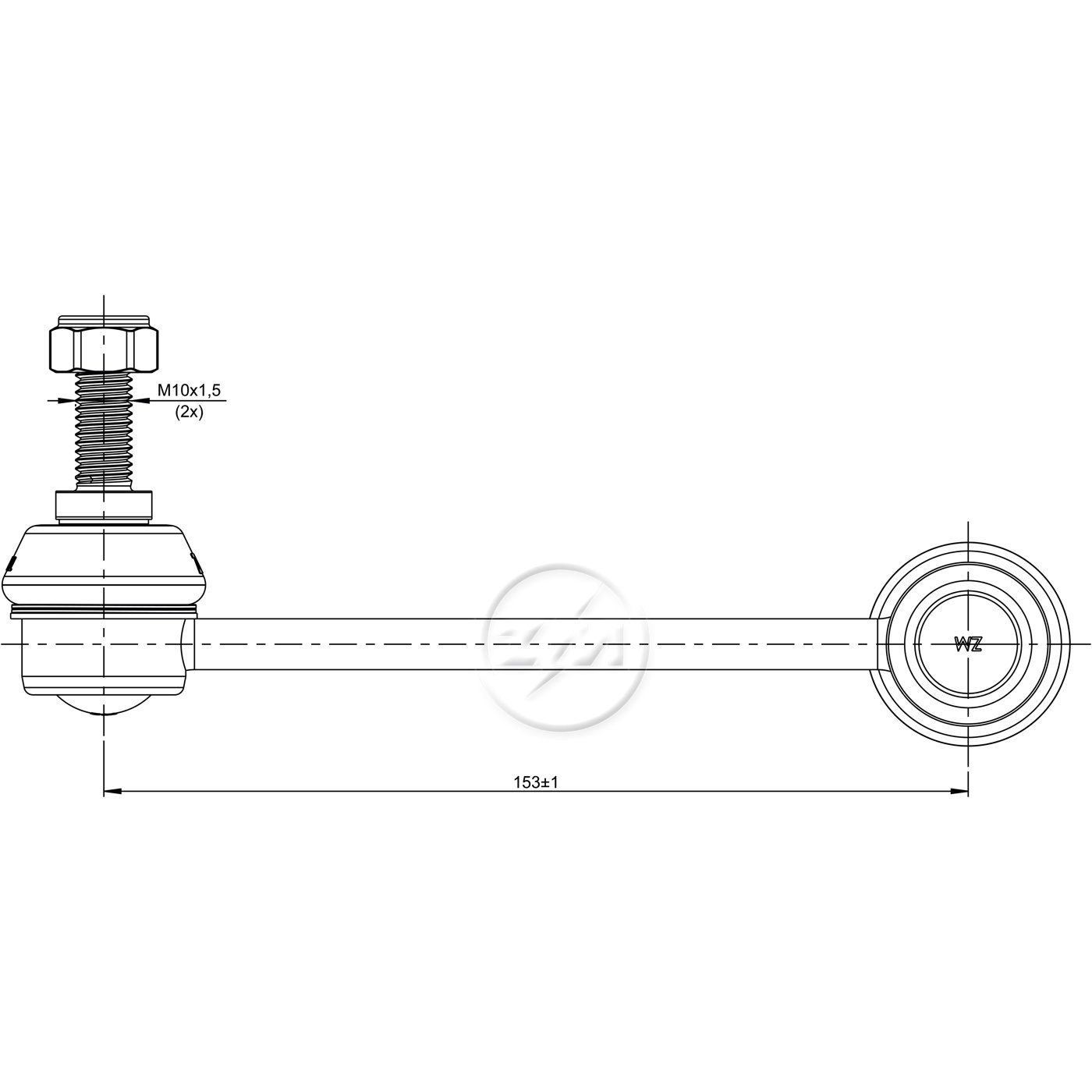 Bieleta da Barra Estabilizadora para Ford Fusion - ZM - 370.115.60