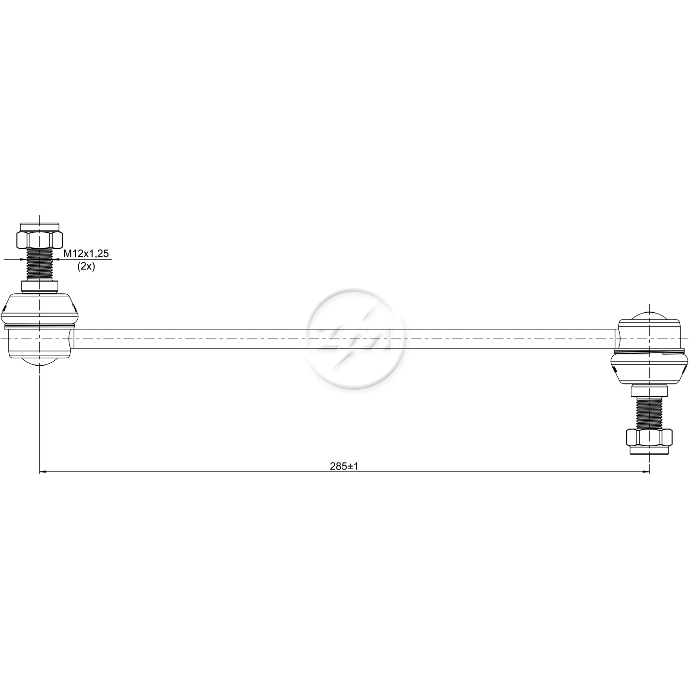 Bieleta da Barra Estabilizadora para Toyota Corolla e Fielder - ZM - 370.116.05