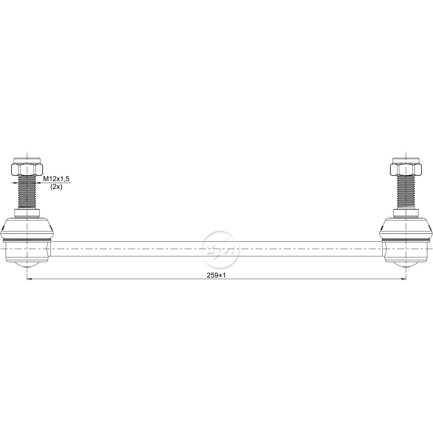 Bieleta da Barra Estabilizadora para Lexus ES 350 e Toyota Camry - ZM - 370.116.11