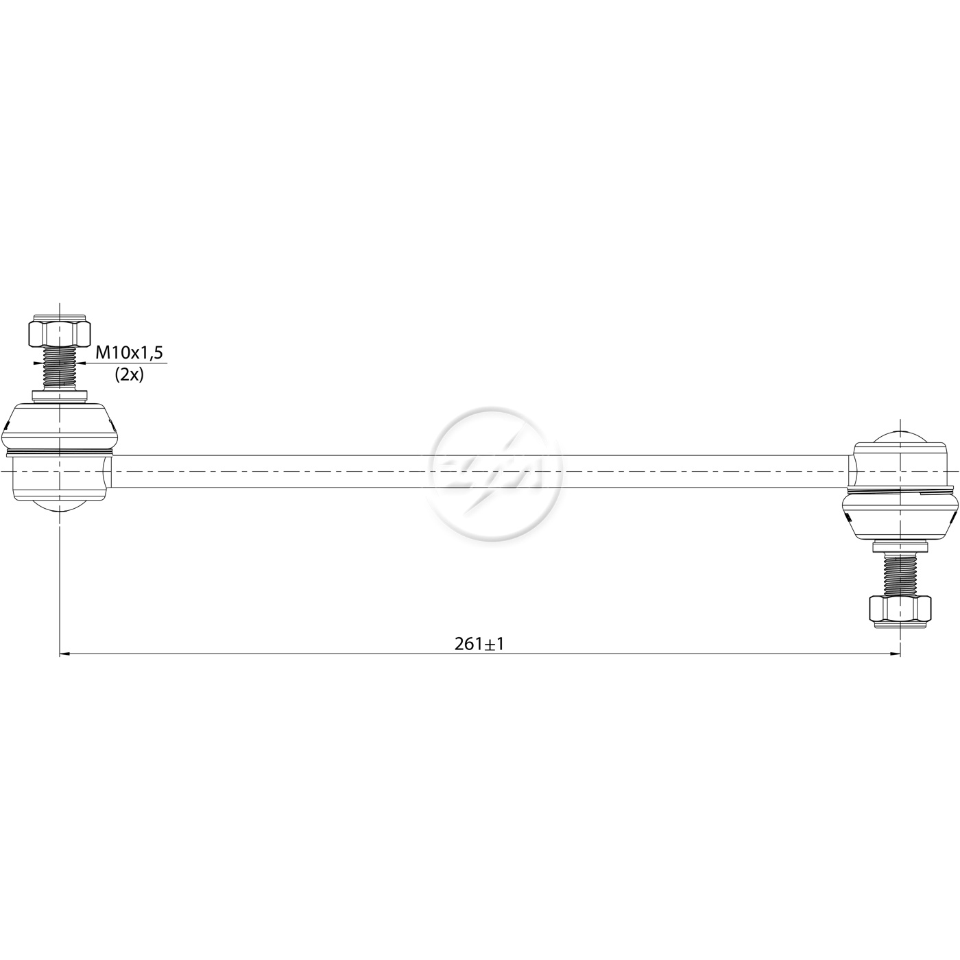 Bieleta da Barra Estabilizadora para Lexus ES 350 e Toyota Camry - ZM - 370.116.13