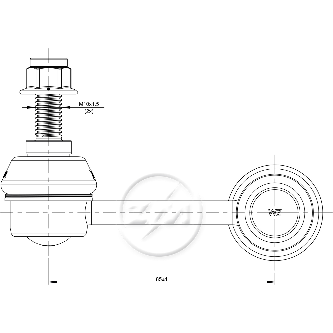 Bieleta da Barra Estabilizadora para Honda CR-V - ZM - 370.116.48