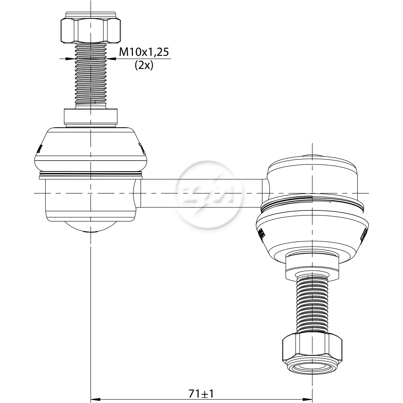 Bieleta da Barra Estabilizadora para Honda Accord - ZM - 370.116.54