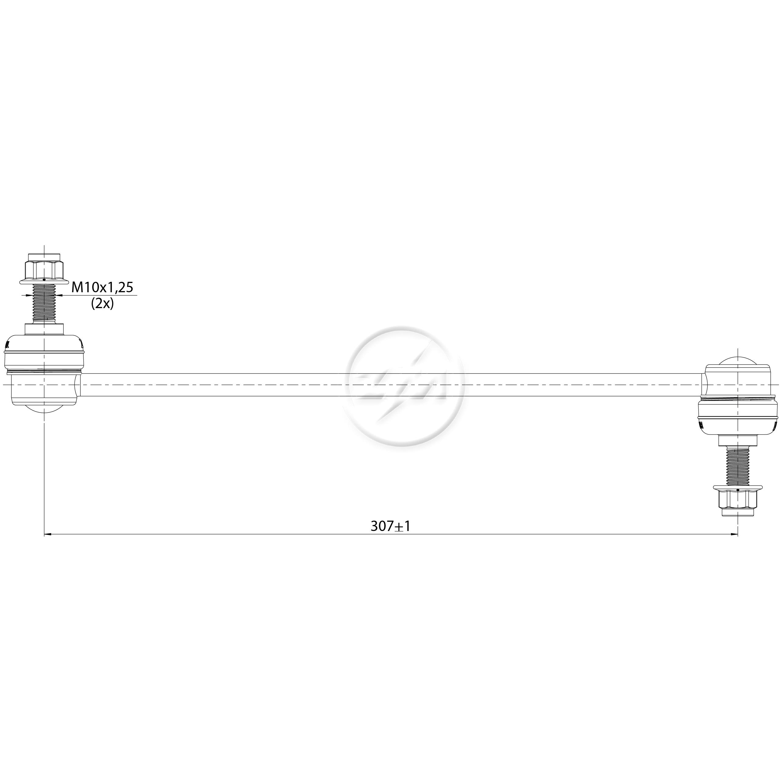 Bieleta da Barra Estabilizadora para Honda CR-V - ZM - 370.116.56