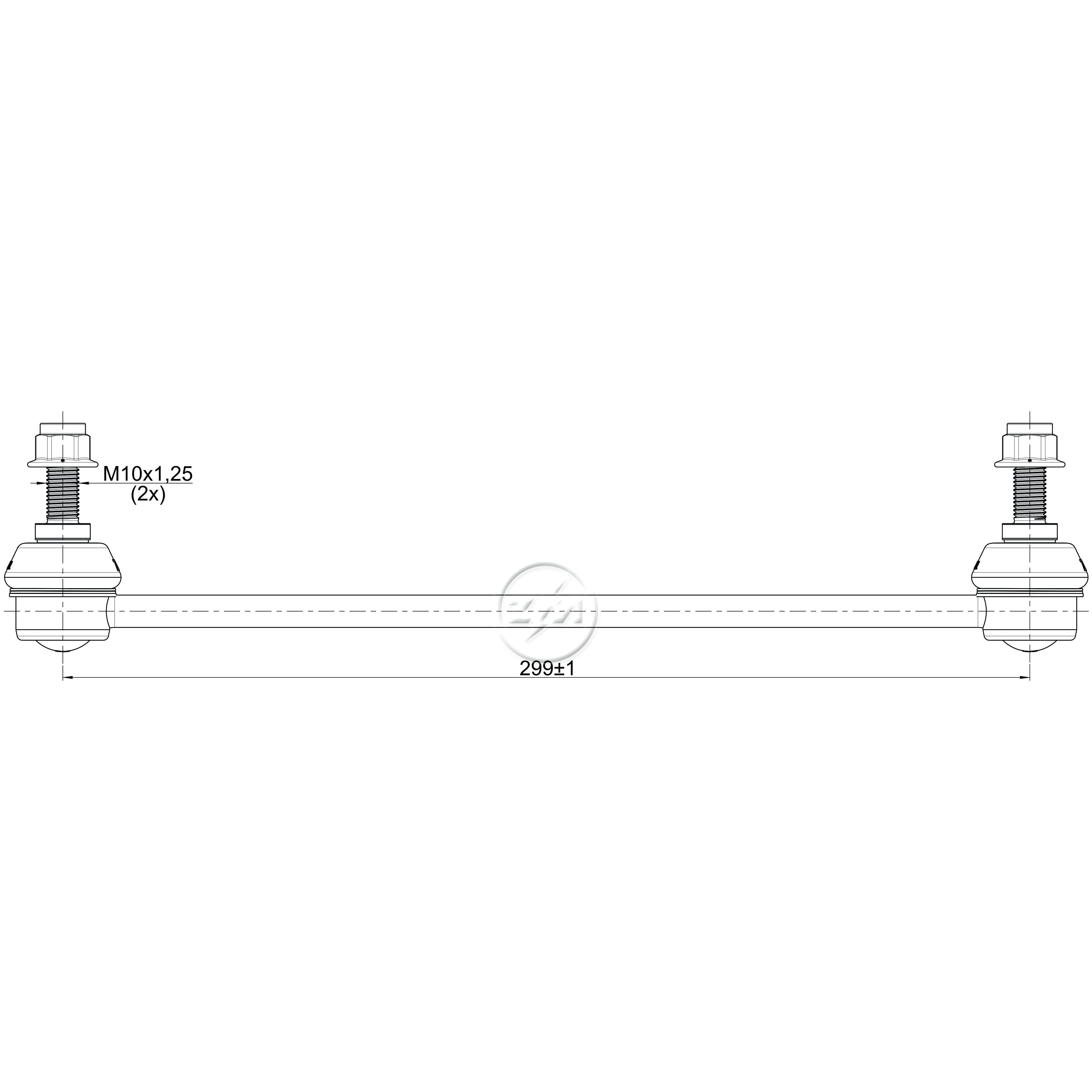 Bieleta da Barra Estabilizadora para Suzuki Grand Vitara - ZM - 370.116.81