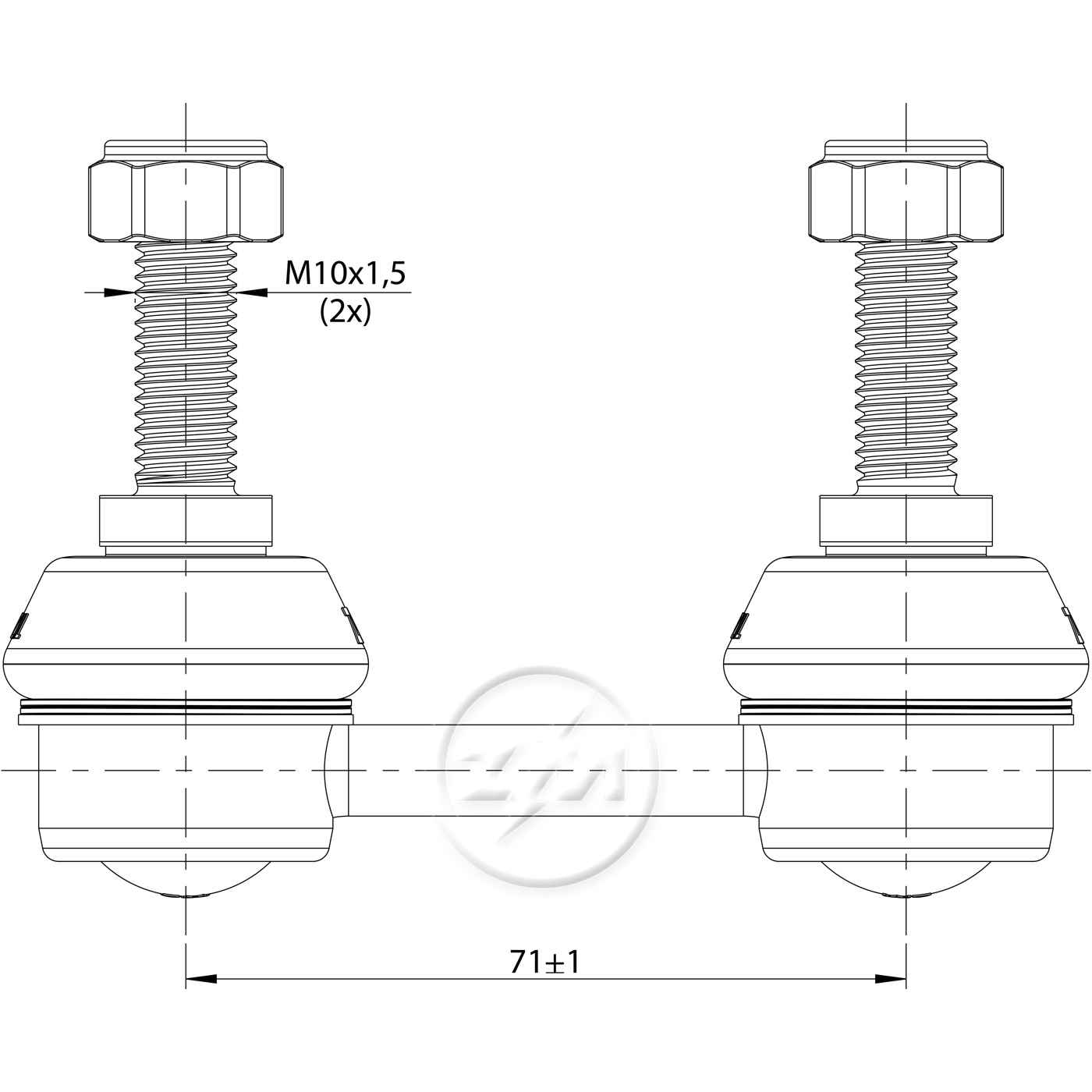 Bieleta da Barra Estabilizadora para Subaru Forester - ZM - 370.116.85