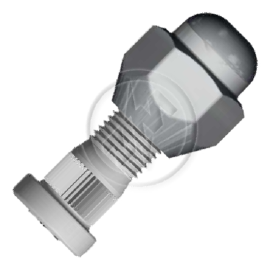 Prisioneiro de Roda com Porca Caixa com 80 Unidades para Nissan Frontier e Sentra - ZM - 40.012.01