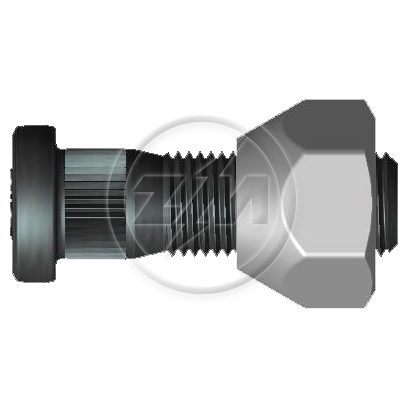 Prisioneiro de Roda com Porca Caixa com 50 Unidades para Nissan Frontier e Sentra - ZM - 40.012.06
