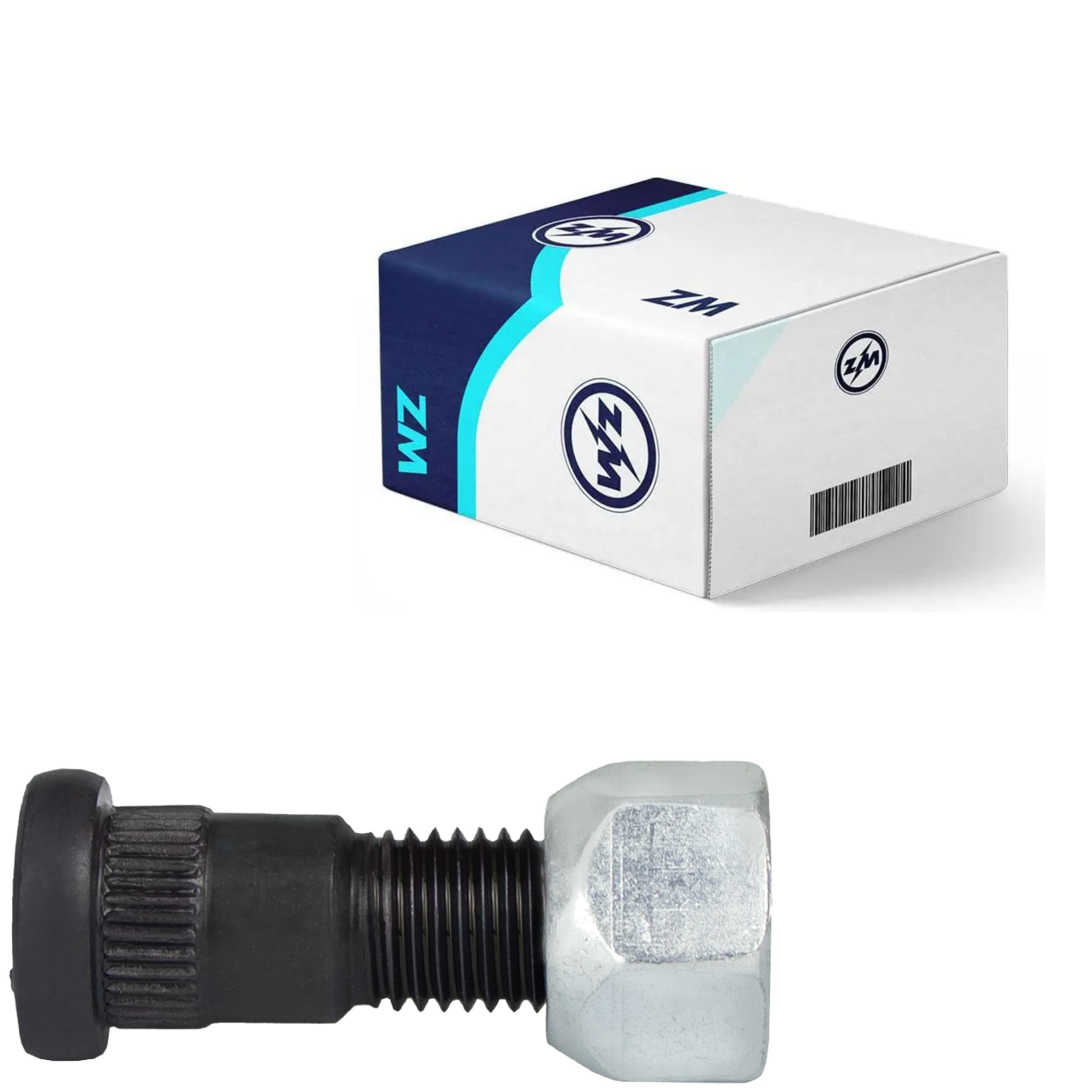 Kit 80 Parafuso Roda M12-1,5x42/47xCH19xH14 - ZM - 40.012.33