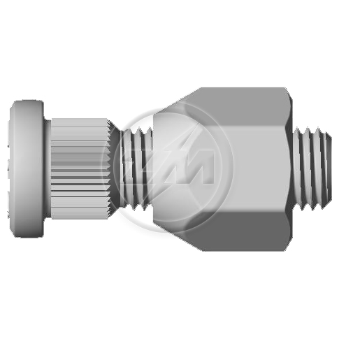 Prisioneiro de Roda com Porca M12-1,5 X 41/46 X Ch21 X H20 Caixa com 80 Unidades para Hyundai H 100 - ZM - 40.012.62
