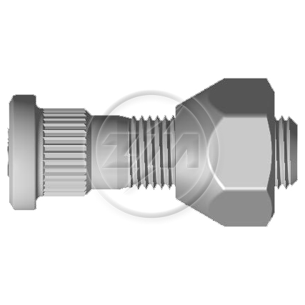 Prisioneiro de Roda com Porca Caixa com 80 Unidades para Nissan Frontier - ZM - 40.012.77