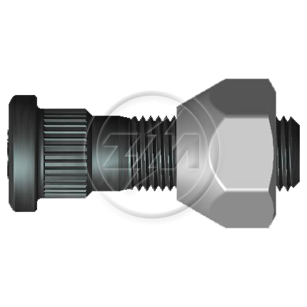 Prisioneiro de Roda com Porca Caixa com 80 Unidades para Nissan Frontier - ZM - 40.012.78