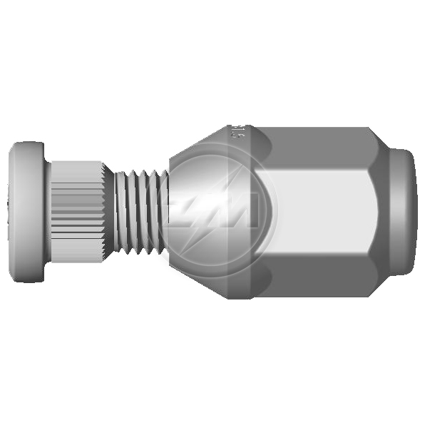 Prisioneiro de Roda com Porca Caixa com 46 Unidades para Mitsubishi L300 - ZM - 40.012.91