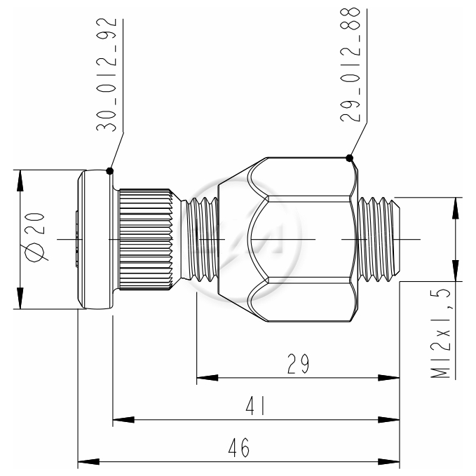 Prisioneiro de Roda com Porca Caixa com 80 Unidades para Mitsubishi L300 - ZM - 40.012.96